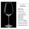 European Style High-Stemmed Crystal Wine Glass Set