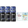 AXe  AXe  Fragrance Body Spray Black 60g X 3 Pcs With Leaflets  Black