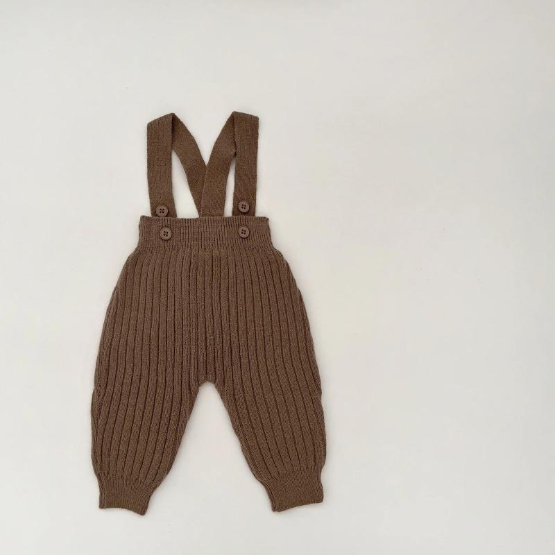 Autumn Baby Sleeveless Knit Romper Newborn Knitted Overalls Boy Girl Infant Jumpsuit Toddler Clothes