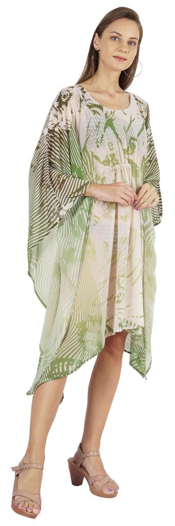 Moomaya Summer Bikini Cover Up Kaftan For Womens Sexy Sheer Swimwear Caftan Beach