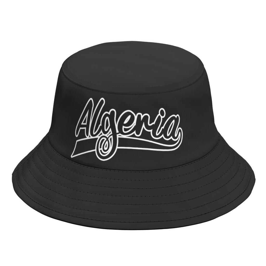 Algeria Free Custom Made Name Photo Dza Islam Bucket Cap Arabic Algerie Arab Print Text Logo DZ Casual Fisherman Hat