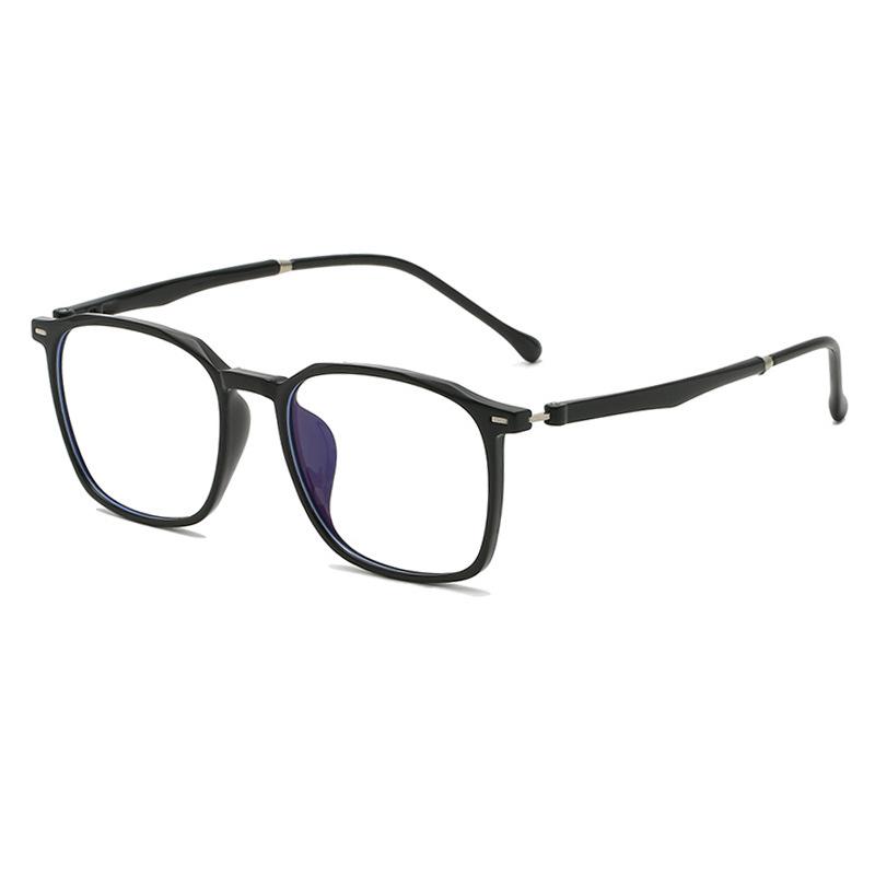 Anti-Blue Light Glasses For Women, Anti-Radiation Protection For Eyes, Anti-Blue Light Square Glasses For Men, Compatible With Degree Myopia Frame