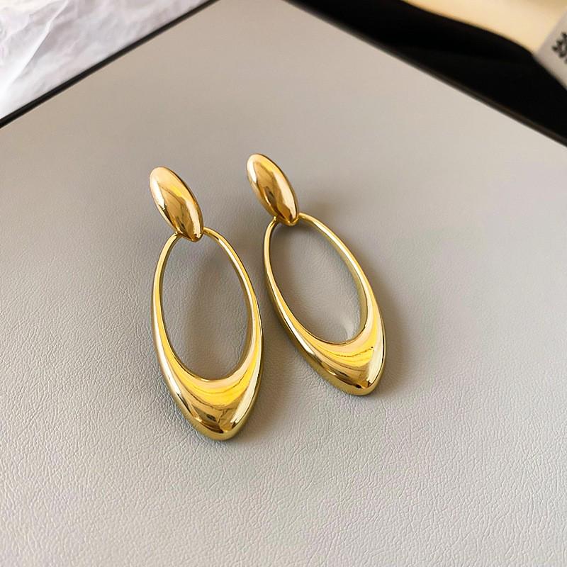 Silver Needle Floral Tassel Earrings - Elegant High-End European & American Style for Women