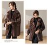 2025 Autumn/Winter New Arrival: Large Lapel Faux Fur Coat for Mid-Aged Women