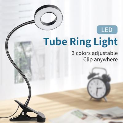 48LEDs Table Lamp Clip USB Light Books Lamp Bedside 360° Desk Lamp  Flexible Eye Protection Gooseneck Adjustable Reading Light