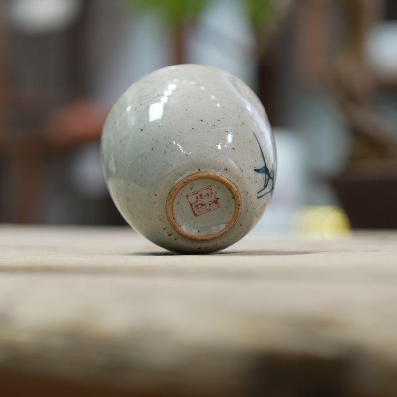 Home Guest Host Cup Orchid Bamboo Chrysanthemum Beauty Plum Personal Scent Single Tea Chinese Ceramic Teaware Kitchen Dining Bar