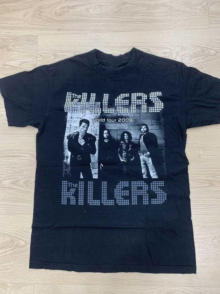 The Killers Band BLack Cotton All size S5XL TShirt  SN61 Unisex T-Shirt L