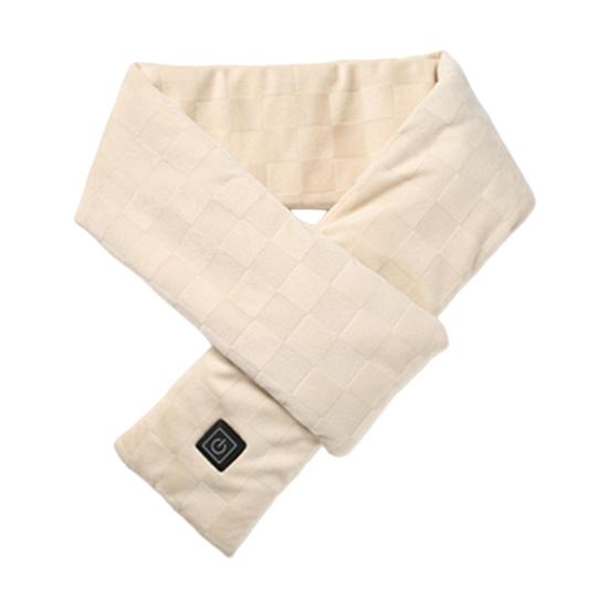 Zimní vyhřívací šátek pro ženy i muže, dobíjecí, 3 nastavení teploty, vodotěsný, lehký