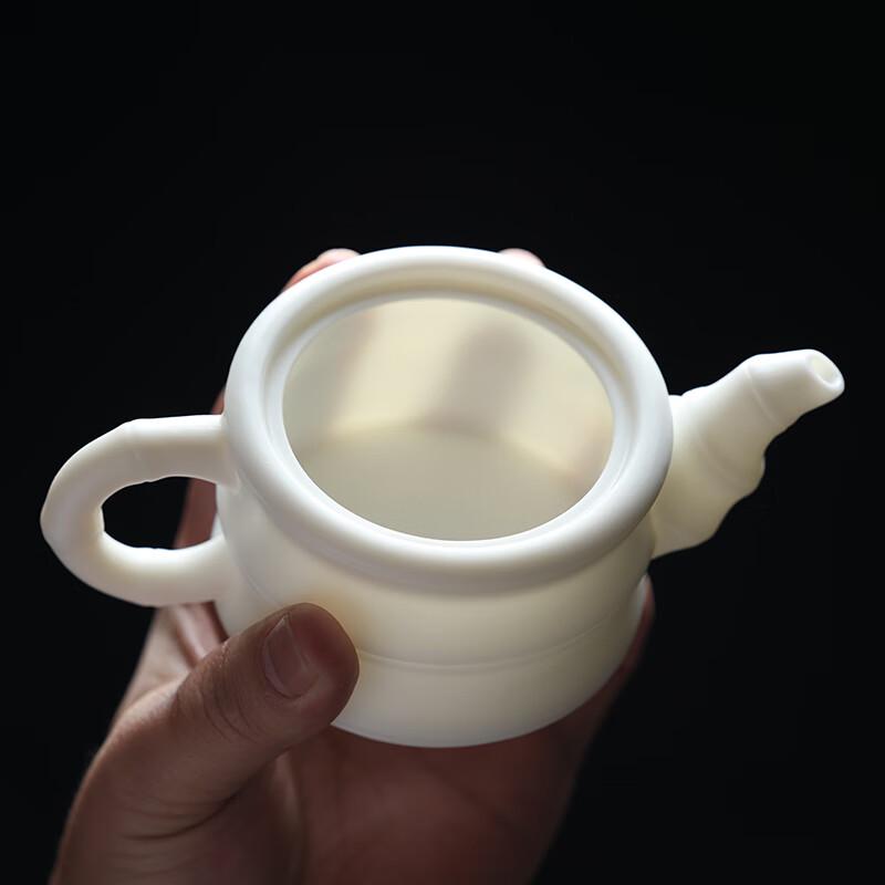MULTIPOTENT Jade White Ceramic Kung Fu Teapot