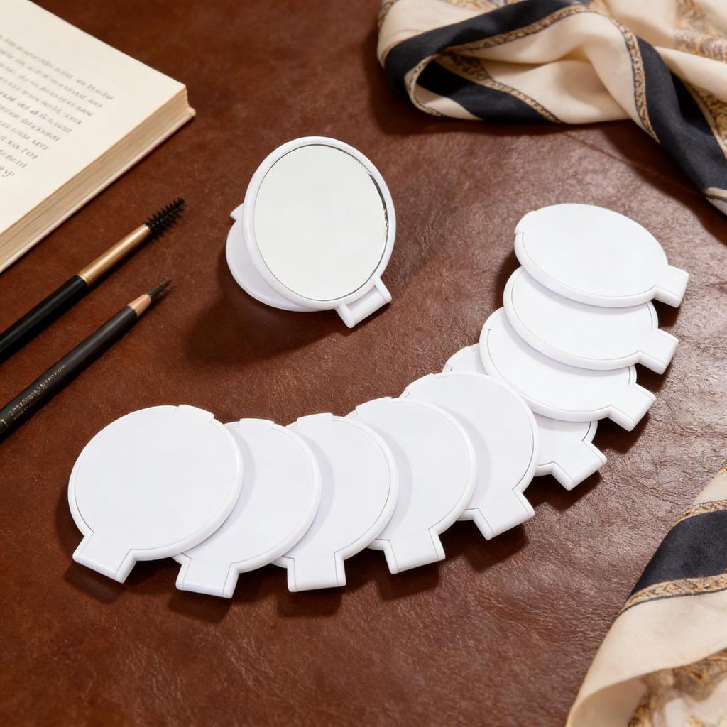 Portable Single-Sided Round Makeup Mirror - Ideal Gift