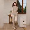 Sequined Hollow-Out Sleeveless Three-Piece Set