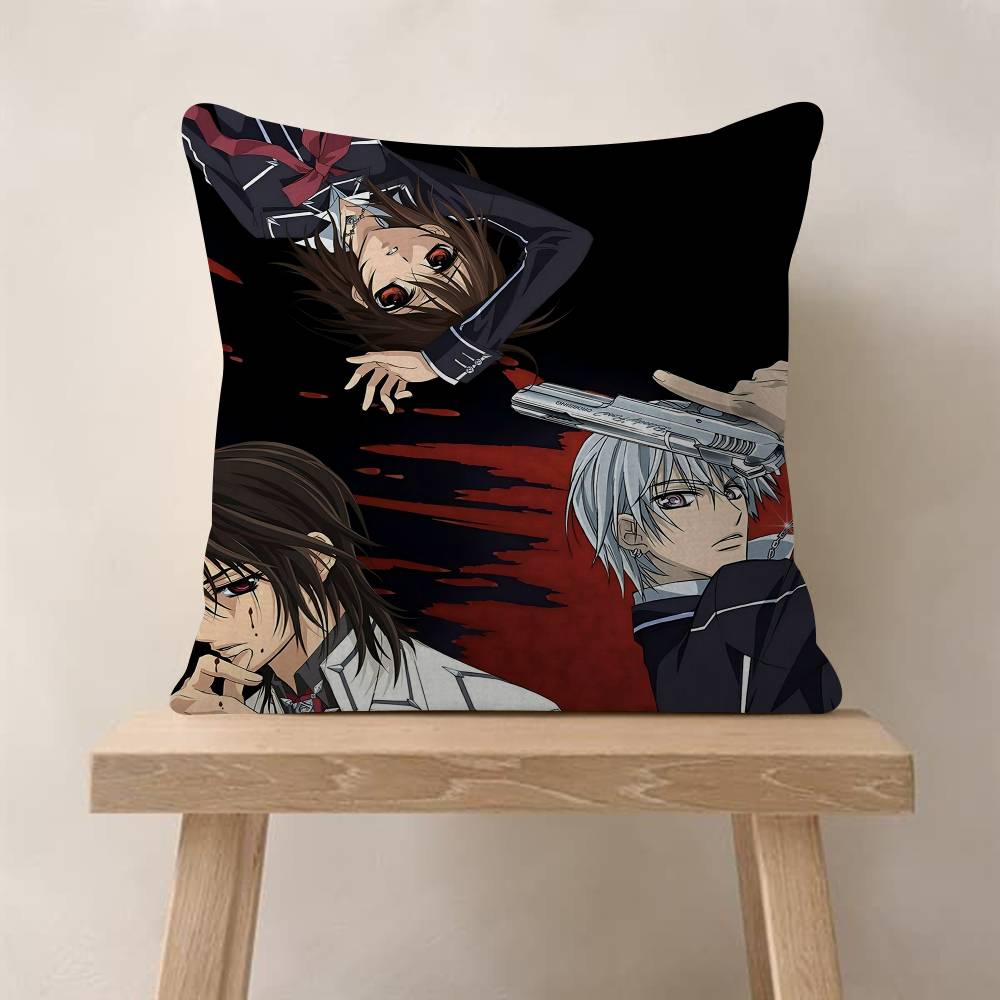 1PC Anime VVampire Knight Cushion Cover Inches Farmhouse Decor Home Throw Pillow Covers For Couch Decorations