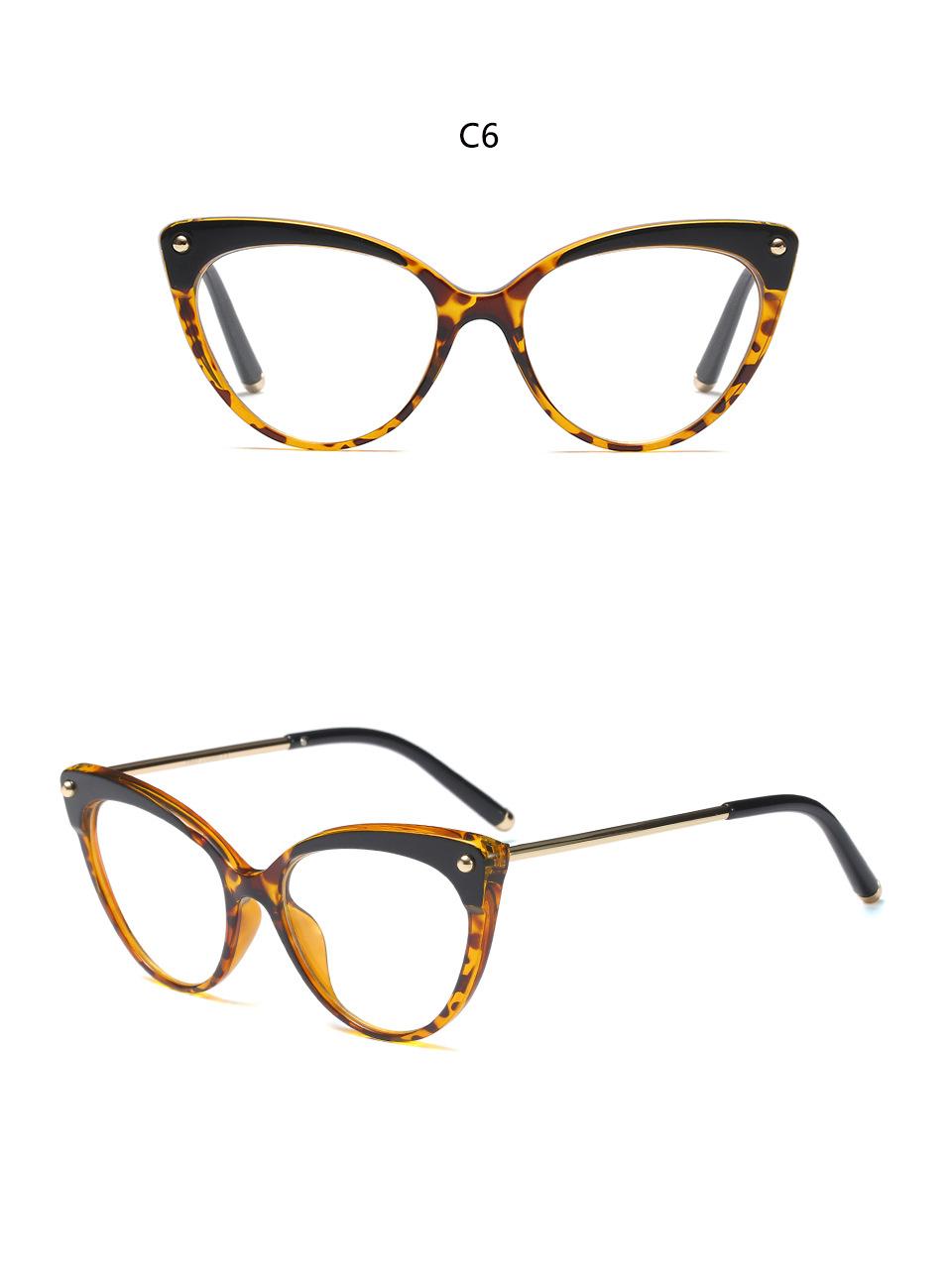 

Glasses Prescription Corrective Eye Cat s For Feline Computer Transparent Screen Wives -6.0 Spectacle -1.0 Stylish Myopic Diopters Clear Minus TO No degree 0
