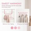 Heart Shape Over the Door Hanger Pink Heart Shaped Hooks Towel Rack  Home Bedroom Bathroom