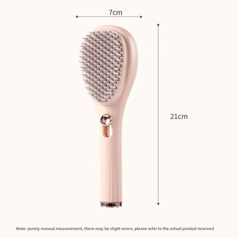 Portable Telescopic Comb White Pink Blue Scalp Massage Brush Self-Cleaning Hair Comb Women Salon Styling Tool Compact Magic Comb