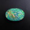 Doublet Opal Lab Created 19.5 Ct Oval Certified Beautiful Loose Gemstone