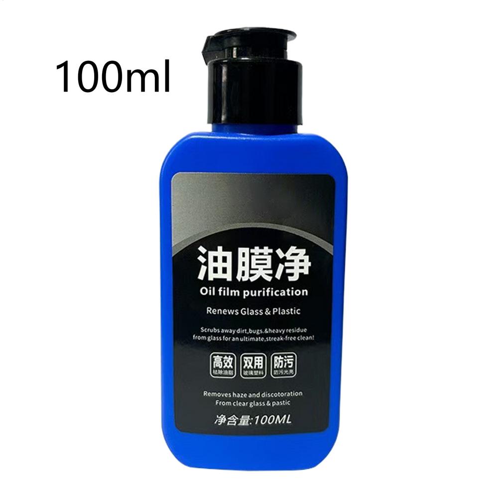 

Car Glass Oil Film Cleaner 100ml Car Window Degreaser Cleaner Stain Remover Long-Lasting Protection Automotive Cleaning Supplies