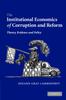 Kniha The Institutional Economics of Corruption and Reform : Theory, Evidence and Policy