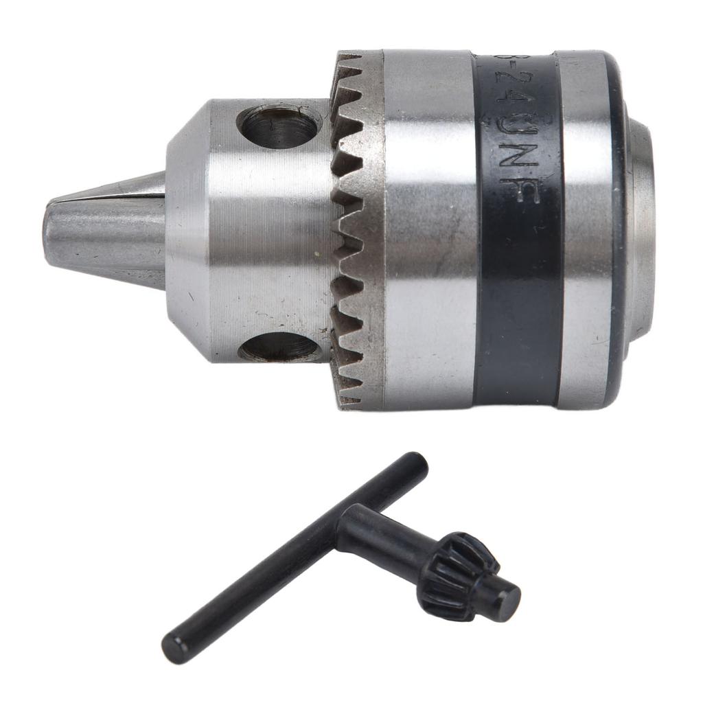 Konverteringschuck i rustfritt stål, nøkkelfri, 3-kjevs gjengechucker, 38?24UNF 0,6?6mm