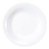 Royal Court Plate, 24cm, White, Simple Design, Perfect for Pasta or Curry, Deep, Microwaveable, Dishwasher Safe, Made In Japan, 9265-1024