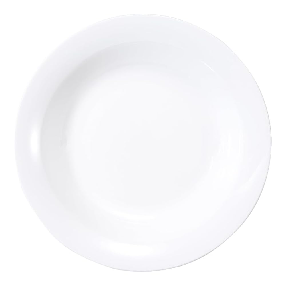 

NARUMI Royal Court Plate, 24cm, White, Simple Design, Perfect for Pasta or Curry, Deep, Microwaveable, Dishwasher Safe, Made in Japan, 9265-1024