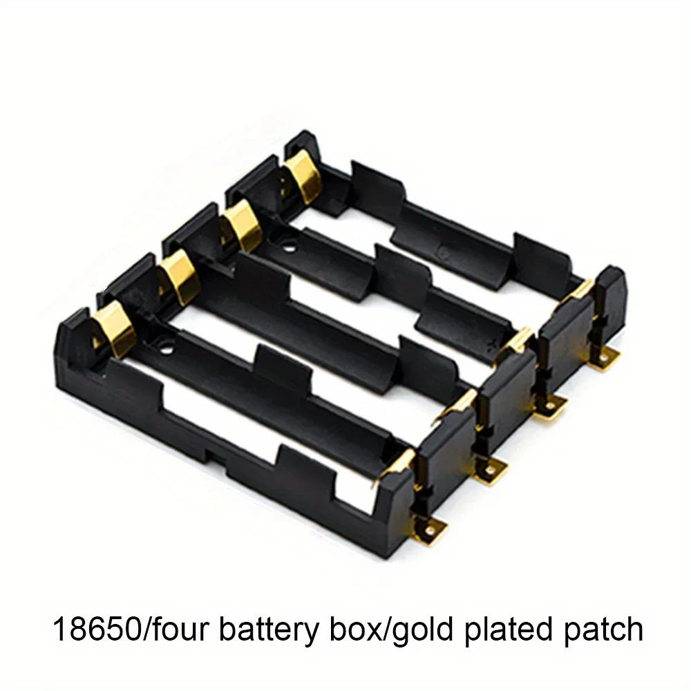1 2 3 4 Slot 18650 SMT Battery Holder 18650 SMD Battery Box Storage Case Container Power Bank With Bronze Pins Rechargeable SMT