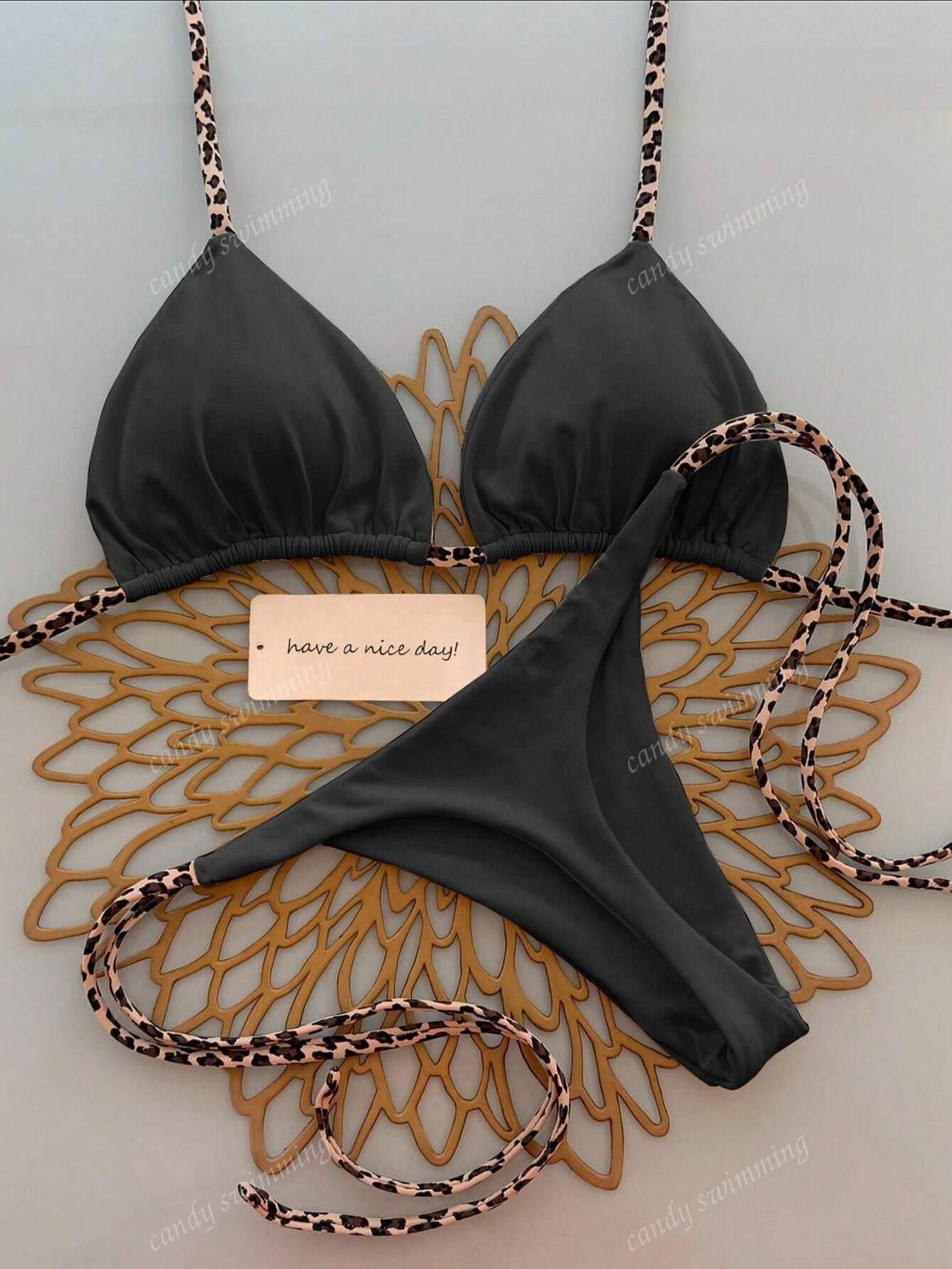 New European And American Split Swimsuit Women S Bikini Senior Sexy Bikini Beach Swimsuit Women S