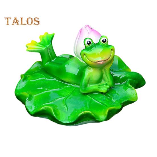 Statua Rana Fluttuante Resina Cartone Animato Rana Rilassante Ornamento Rana Fluttuante per Laghetto Statuetta Rana Fluttuante per Acquario Giardino Piscina Decorazione Elemento Acqua