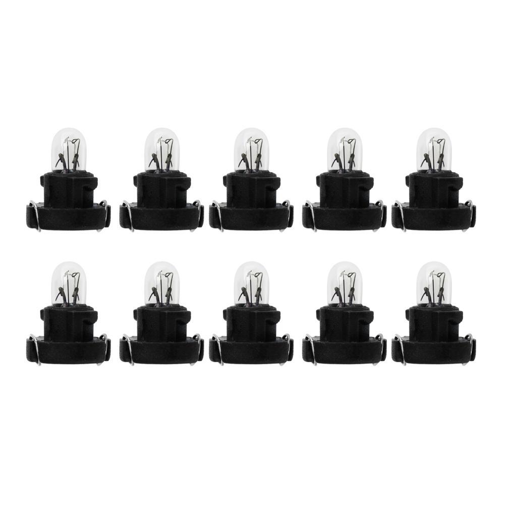 10/20pcs T3 LED 12V Car Auto Instrument Light Dashboard Indicator Automatic Door Button Light 1.2W Bulbs Dashboard Lamps