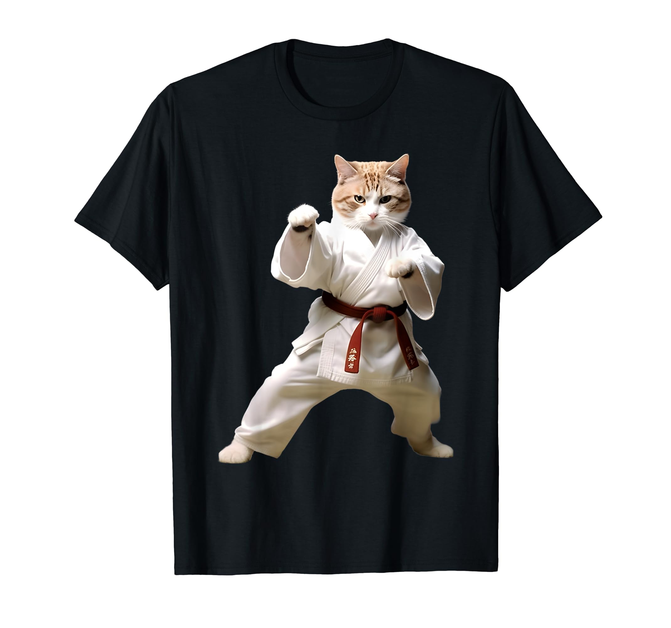 

Funny cat karate t-shirt