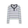 Teenie Weenie Women's Bear Letter Stripe T-Shirt