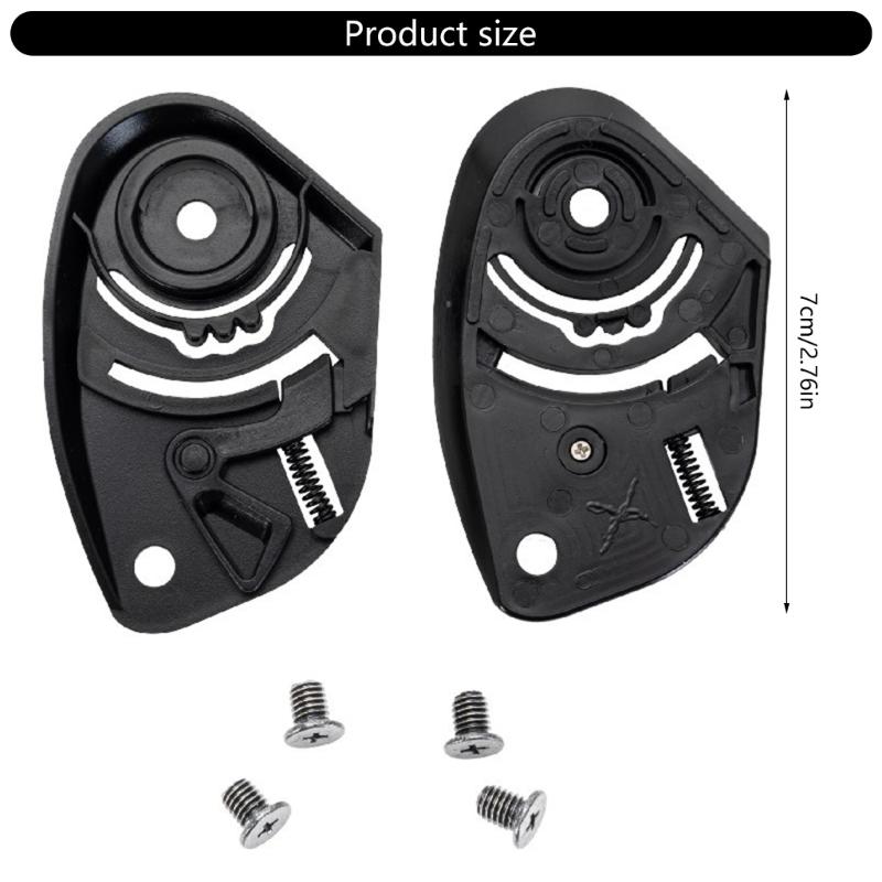 1 Pair Flip Up Helmets Shield Base Holder Replacement Parts for KYT Helmets Lens Fixing Base