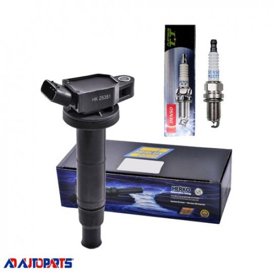 Set of 1  Spark Plug Platinum TT + 1  Automotive B147 Ignition Coil