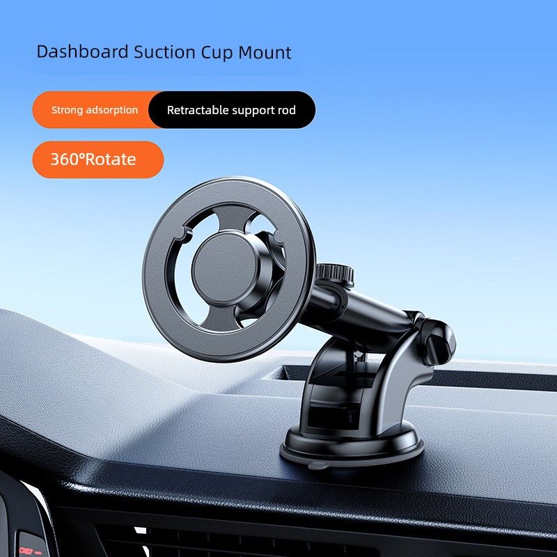 New Magnetic Car Mount Magsafe Foldable Phone Holder with 360-Degree Rotation for Dashboard Navigation with Strong Magnetism