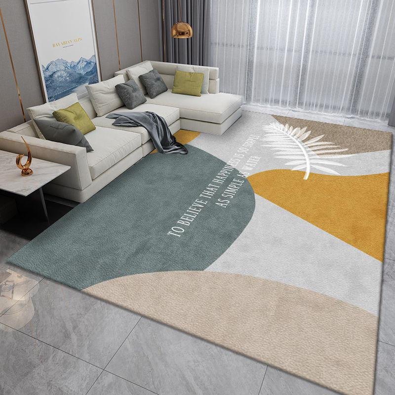 Nordic Luxury Modern Carpet - Large Area Rug for Living Room, Bedroom, Sofa & Coffee Table.