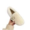 Fashion Autumn Winter Women Casual Flats Women's Moccasins Soft Loafers Fashion Comfort Warm Plush Slip On Female Cotton Shoes