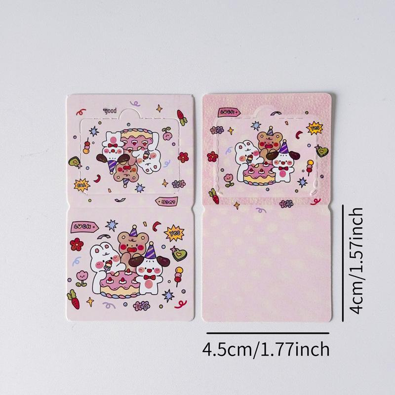 Adorable Cartoon Surprise Greeting Card for Students: Perfect Birthday Gift for Couples and Best Friends