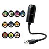 Holiday Projector Lights USB Light for Christmas, Flexible Gooseneck Night Lamp with 6/10/15/20 Festive Atmosphere Projection Films, LED Ambient