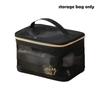 Mesh Bag Cosmetic Makeup Zipper Black Pouch Travel Toiletry Storage Tools Beauty