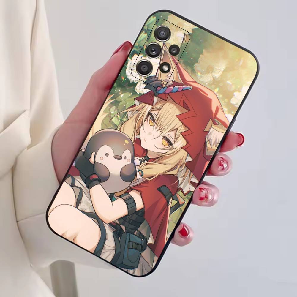 Game A-Arknights Endfield Phone Case Black Silicone Soft For Samsung S25,S24,S21,S22,S23,S30,Ultra,S20,Plus,Fe,Lite
