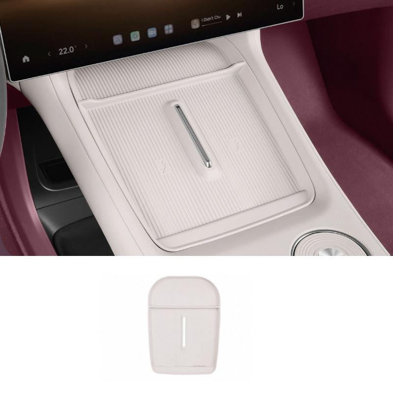 For Xiaomi YU7 2025 2026 Central Control Wireless Charging Silicone Pad Water Cup Pad Storage Pad Accessories