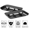 ABS Black Hood Scoop Air Intake Vent Trim Cover Decor For Dodge Challenger 2015+