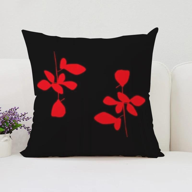 Wendbarer bedruckter Kissenbezug D-Depeche M-Mode Fan-Geschenk Zuhause Sofa Dekokissenbezug Stuhl Lendenkissen 40x40