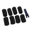 8 Pcs Pool Cleaner Sweep Hose Tail Scrubber Fit for 380 360 280 180 3900 Sweep Scrubbers Replacement with Holder