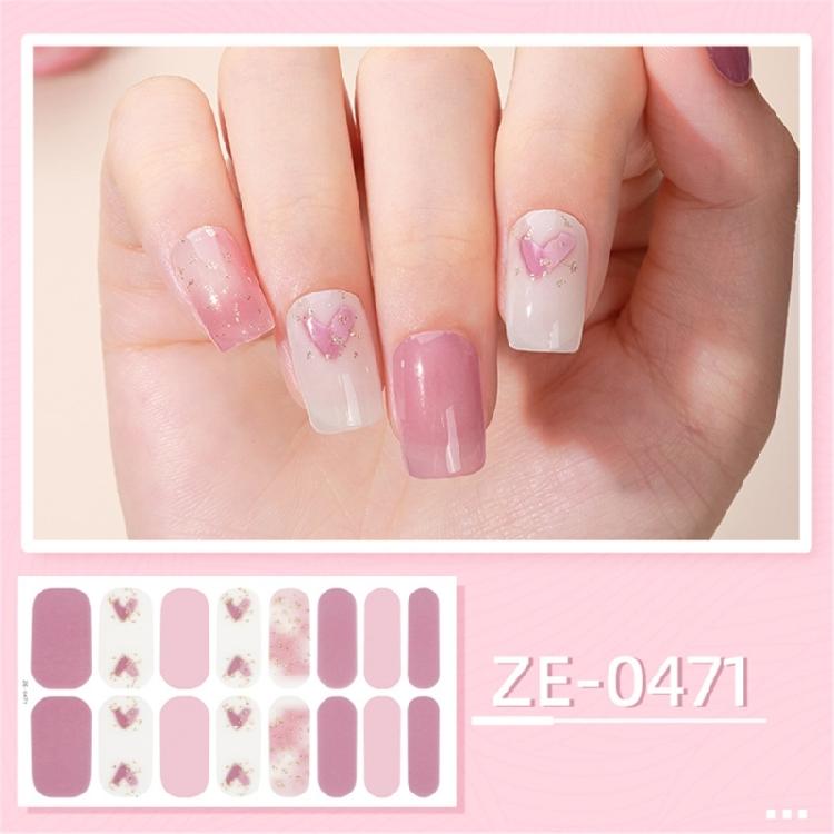 Nail Polish Sticker Nail Strips Nail Polish Art Stickers Wraps Sticker Nails
