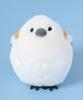 Bleu Bleuet Soothing Plush Chubby Snow Fairy Bird Long-tailed Tit, Fluffy, Palm-Sized Toy, Mascot,