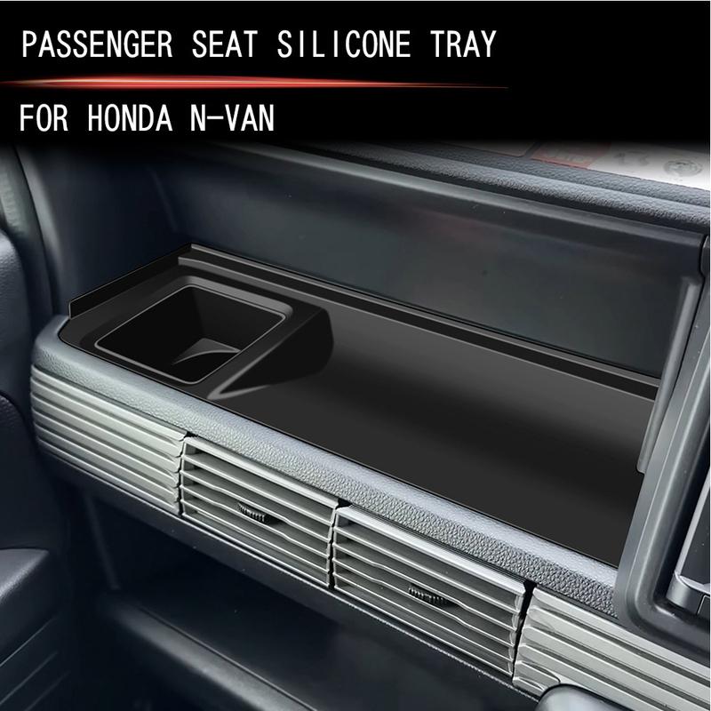 Front Dashboard Center Console Panel Water Cup Pad ABS Material Compatible with For Honda N VAN 2024+ RHD Model