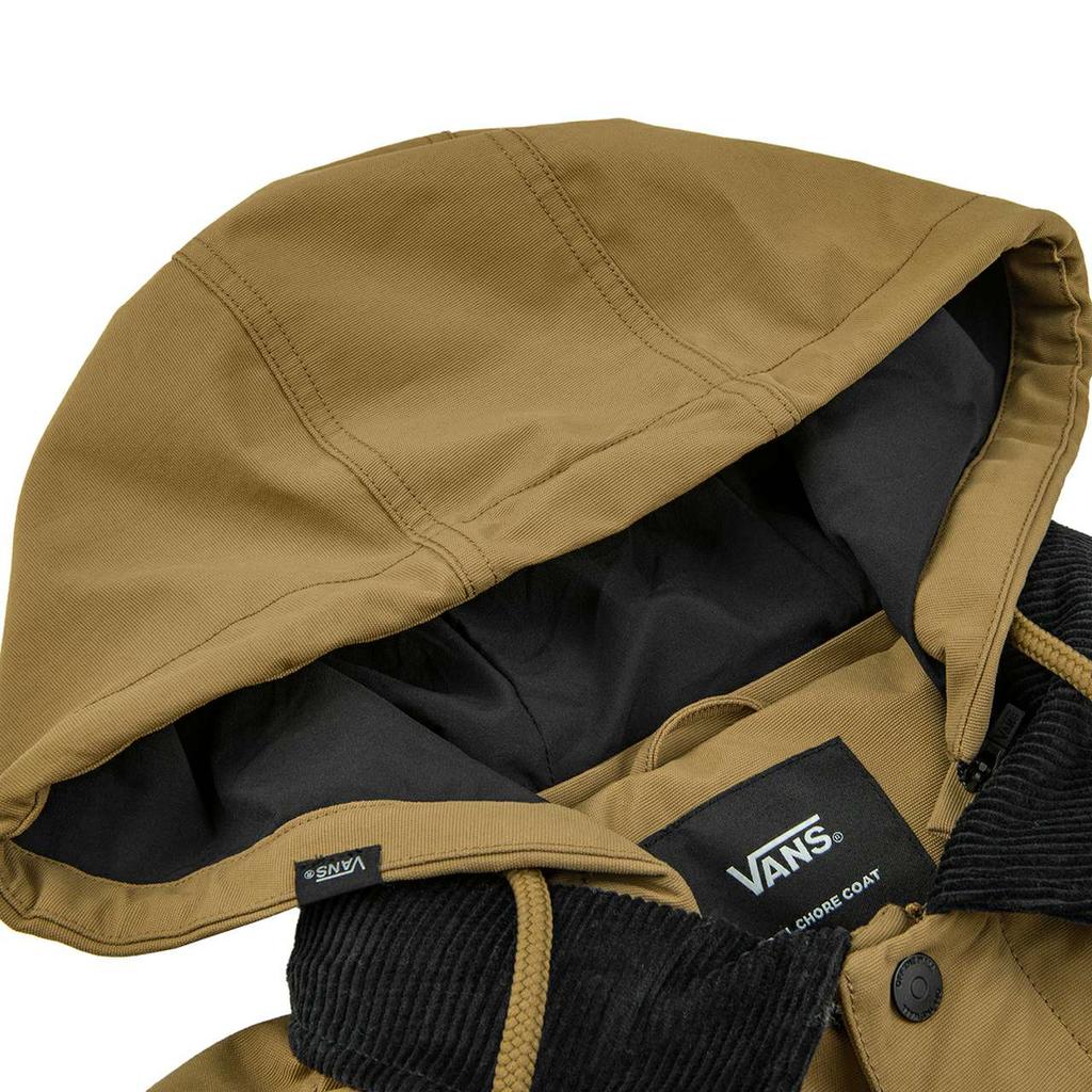 Vans Vrtací pracovní bunda s odnímatelnou kapucí, vícekapsová pracovní bunda, pánské bundy, khaki VN0A5FP9DZ9