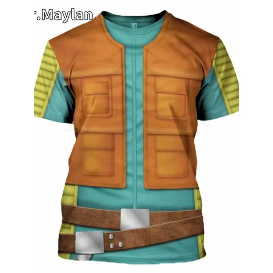 4-15 Years Old Comfortable Polyester Boys Children Long Sleeve T-Shirt Cartoon 3D Printed T Shirt Kids Clothing