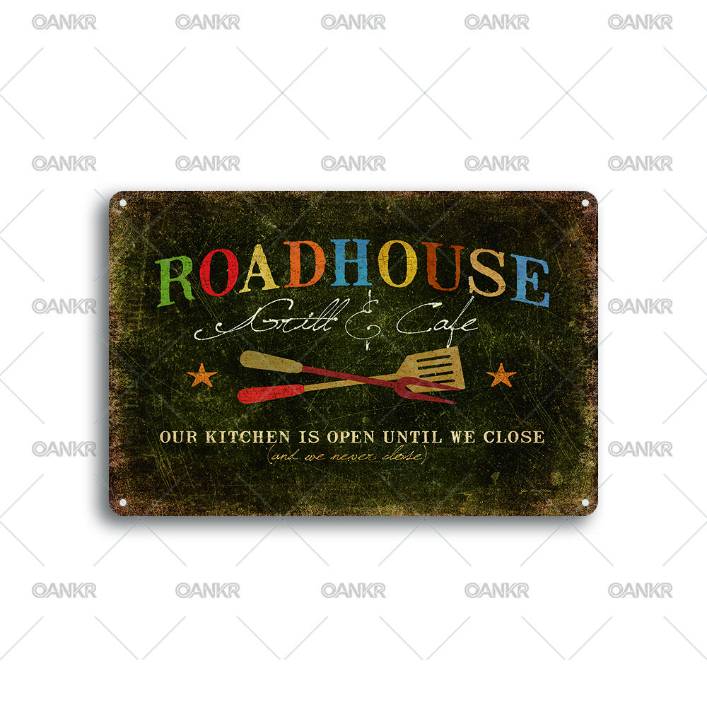 Vintage BBQ Rules Metal Poster Tin Sign Perfect Gift Retro Barbecue Art Poster Metal Signs for Backyard Bar Garden Wall Deocor